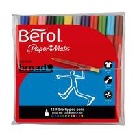 Berol Colour Broad Packs. Set of 12