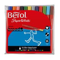 Berol Colour Broad Packs. Set of 24