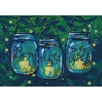 be a light mini counted cross stitch kit 7x5 14 count