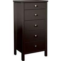 Bergen Coffee 5 Drawer Chest (H)1058mm (W)530mm