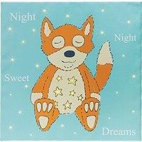 Bedtime Buddies Dreamer Fox Canvas