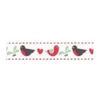 Bertie\'s Bows Vintage Style Robin Grosgrain Ribbon