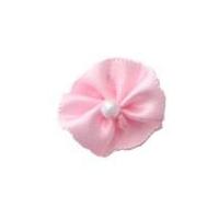 Berisford Ribbon Pearl Rosettes 117 Light Pink