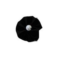 berisford ribbon pearl rosettes 30 black