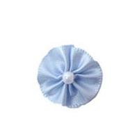 Berisford Ribbon Pearl Rosettes 307 Bluebell