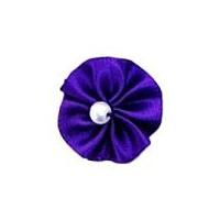 berisford ribbon pearl rosettes 465 purple