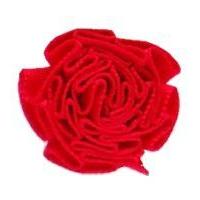 berisford ribbon ruched rosettes 250 red