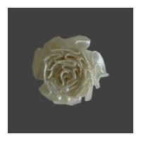 Berisford Ribbon Ruched Rosettes 28 Antique White