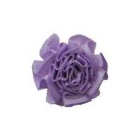 Berisford Ribbon Ruched Rosettes 430 Light Orchid