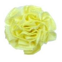 berisford ribbon ruched rosettes 617 baby maize