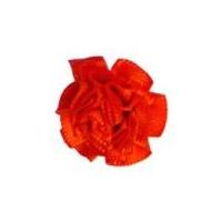 Berisford Ribbon Ruched Rosettes 761 Autumn Orange