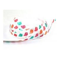 berisford party birds print ribbon