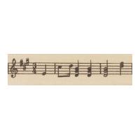 Berisford Musical Notes Print Ribbon