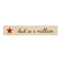 berisford dad in a million print ribbon