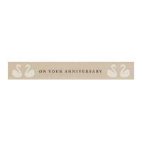 berisford on your anniversary print ribbon