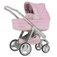 Bebecar IP-OP Evolution Prive Combi Pram Pink Weave