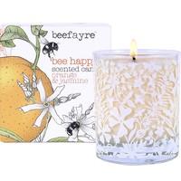 Beefayre Bee Happy Orange & Jasmine Large Candle (300g)