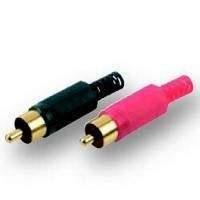 Belkin Gold RCA Plugs 2 Pack 2 X RCA M For Soldering (Blister)