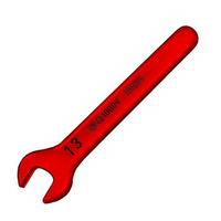 Bernstein 16-501 VDE Single-Ended Open-Jaw Wrench 6.0mm