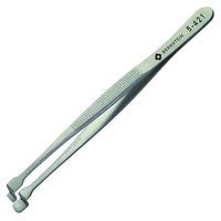 bernstein 5 421 wafer tweezers 130mm with graduated lower paddle n