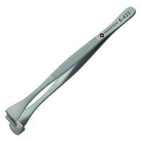 bernstein 5 423 wafer tweezers 130mm with graduated lower paddle n