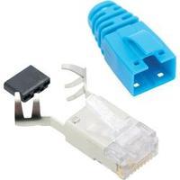 BEL Stewart Connectors SS39BLE SS39BLE RJ45 Connector CAT 6 8P8C RJ45 Plug, straight Blue