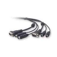 belkin f1d9005 06 omniview all in one universal kvm cable kit 6 ft 18m