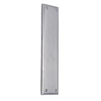 bevelled finger plate finger plate satin chrome