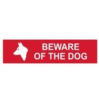 beware of the dog pvc 200 x 50mm