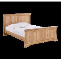 Bevon Rustic Bed - White Oak Double