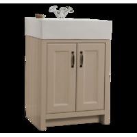 berkeley 600mm traditional exposed vanity unit antique cream