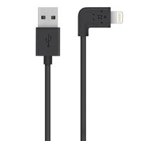 Belkin FLAT 2.4amp Lightning Sync & Charge cable Compatible with Apple iPhone 5/iPad mini/iPad 4 in Black 1.2m