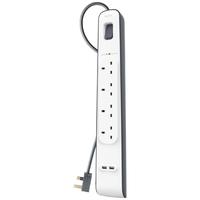 belkin surge protector 4 way outlet uk plug