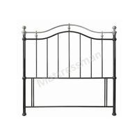 Bentley Designs Chloe 5\' King Size Black Metal Headboard