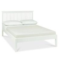 bentley designs atlanta white low foot end 3 single white slatted beds ...