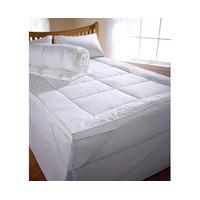 belledorm luxury silk filled mattress topper single silk