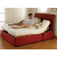 Betterlife Carla Memory Foam Adjustable Bed - Brown Small Single 2ft 6