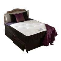 Bedmaster Hilton Divan Bed HILTON BLACK Solid top divan set KINGSIZE