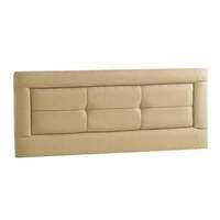 Bedmaster Lucia Headboard - Small Double - Tan Suede