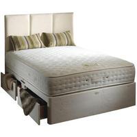 Bedmaster Aloe Vera Pocket Divan Bed ALOEVERA POCKET Solid top slidestore set DOUBLE