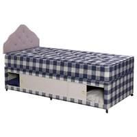 bedmaster paris solid top divan set small double no drawers