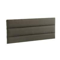 Bedmaster Milan Headboard - Small Single - Charcoal Suede