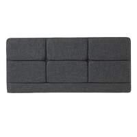 Bedmaster Bryher Headboard - Small Single - Chocolate Suede