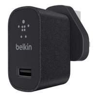 Belkin Premium Mixit Fast 2.4amp Mains Charger (3 Pin Uk Plug) - Black