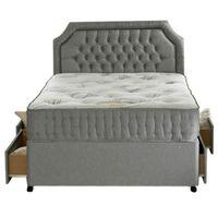 bedmaster affinity pocket divan bed affinity pocket spring unit solid  ...