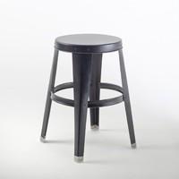 BENDO Galvanised Metal Stool