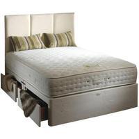 Bedmaster Aloe Vera Pocket Divan Bed ALOEVERA POCKET Solid top slidestore set DOUBLE