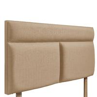 Bella Upholstered Headboard - Small Single - Oatmeal