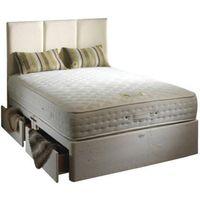 Bedmaster Aloe Vera Pocket Divan Bed ALOEVERA POCKET Solid top 4 drawer set DOUBLE