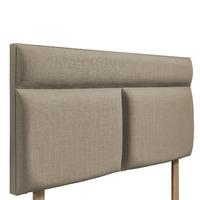 Bella Upholstered Headboard - Small Single - Fudge